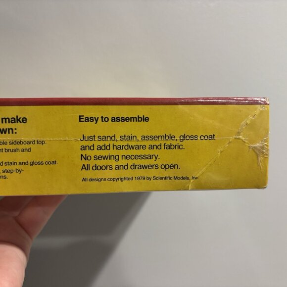 Realife Miniatures Heritage Series Victorian Dining Room Wood Furniture Kit #201 - Picture 10 of 16